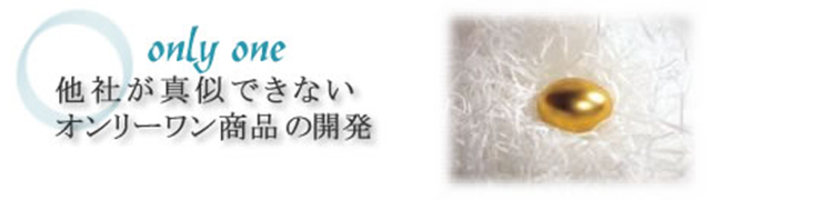 他社が真似できないオンリーワン商品の開発